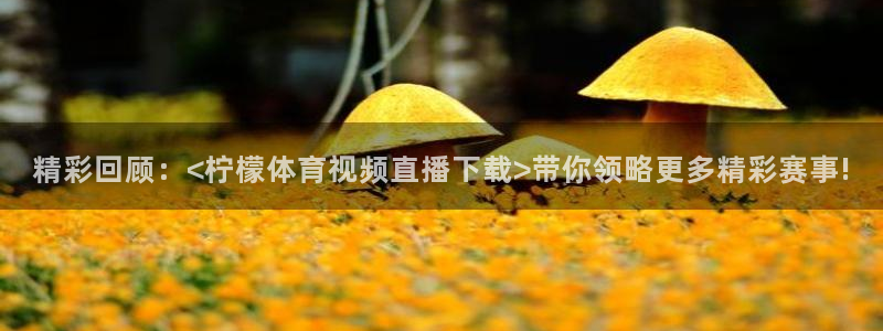 精彩回顾：<柠檬体育视频直播下载>带你领略更多精彩赛事!